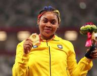 Poleth Mendes, ganadora de medalla paralímpica.