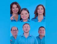 Seis de los siete integrantes de la denominada Liga Azul.