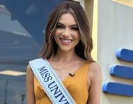 La Miss Universo Ecuador estuvo en las instalaciones de Ecuavisa la tarde de este lunes 10 de junio