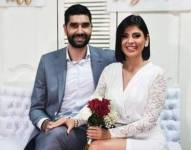 La pareja contrajo nupcias en el 2019