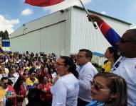 Venezolanos radicados en Quito se concentraron para apoyar a Edmundo González como presidente de Venezuela y pedir salida de Maduro.