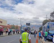 Lugar donde ocurrió el siniestro de tránsito que dejó un fallecido y un herido.