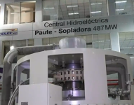 Foto de la hidroeléctrica Paute Sopladora.