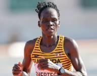 Rebecca Cheptegei participó en la prueba femenina de maratón en los pasados Juegos Olímpicos de París 2024