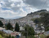 Vista panorámica del centro de Quito.