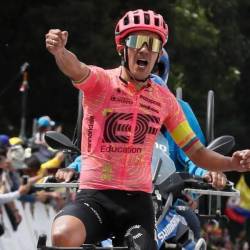 Richard Carapaz, ciclista ecuatoriano.