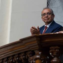 Nicanor Boluarte, hermano de la presidenta de Perú, Dina Boluarte, en una foto de archivo.