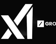 Logotipo de Grok la inteligencia artificial de X.