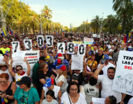 Protestas en Venezuela tras las elecciones (Foto de archivo).