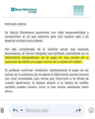 Los clientes han recibido notificaciones de sus bancos mediante correo electrónico o mensaje de texto.