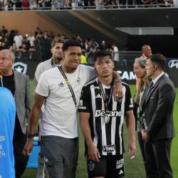 Alan Franco, triste tras perder la final de la Copa Libertadores con el Atlético Mineiro