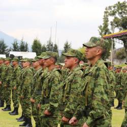 Presentación de los reservistas.