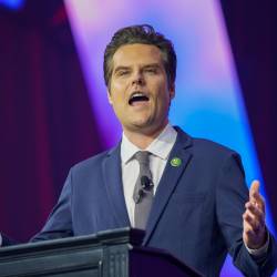 Matt Gaetz, nominado por el presidente electo de EE.UU. Donald Trump a fiscal general. EFE/DIEU-NIALO CHERY