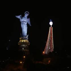 Imagen del nacimiento en El Panecillo en el 2024.