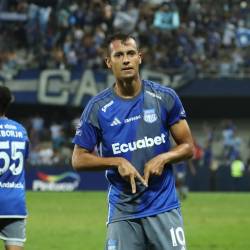 Andrés Ricaurte anotó un gol en 13 partidos con Emelec en este 2024.