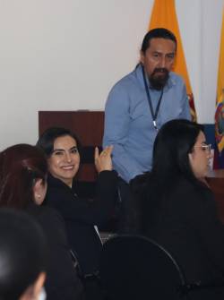 Verónica Abad durante la audiencia de acción de protección el 29 de noviembre.