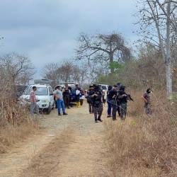 Las osamentas de cinco personas estaban en una pendiente del Bosque protector Papagayo, en el noroeste de Guayaquil.