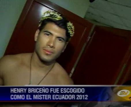 Henry Briceño es el nuevo Mister Ecuador