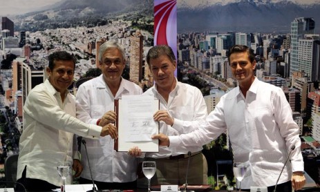 Presidentes De Colombia, Chile, México Y Perú Firman Desgravación ...