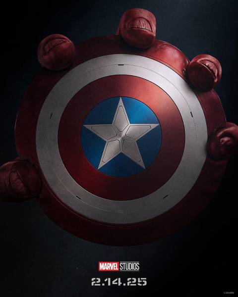 Portada oficial de la película Capitán América: Brave New World,