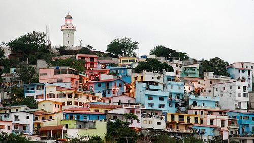 Barrio Las Peñas en Guayaquil.