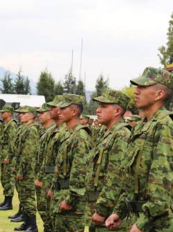 Presentación de los reservistas.