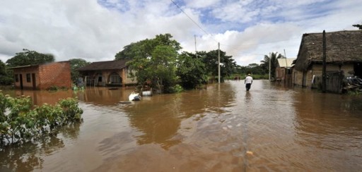 Reportan 46.800 afectados por inundaciones en Bolivia