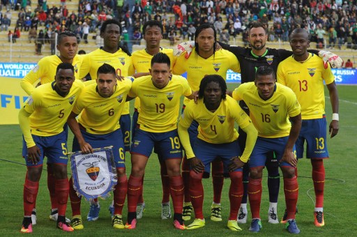 La selección ecuatoriana festejó el empate ante Bolivia en camerino