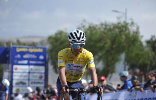 Richard Huera se proclamó campeón de la Vuelta al Ecuador.