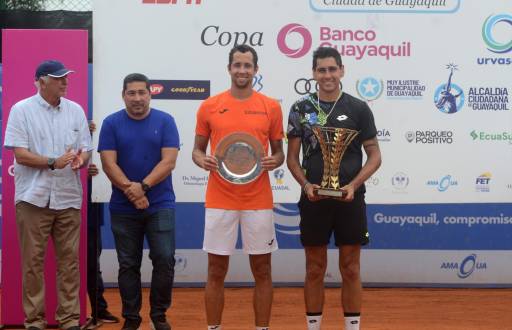 Alejandro Tabillo quedó campeón del Challenger de Guayaquil 2023.