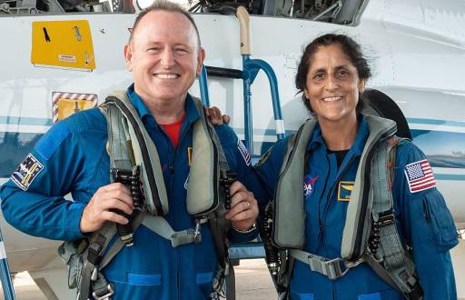 Butch Wilmore and Suni Williams. Foto: NASA