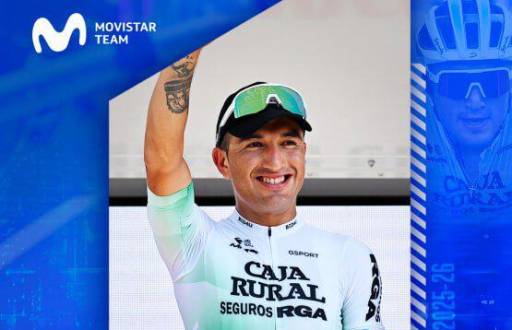 Jefferson Cepeda, nuevo ciclista del Movistar Team