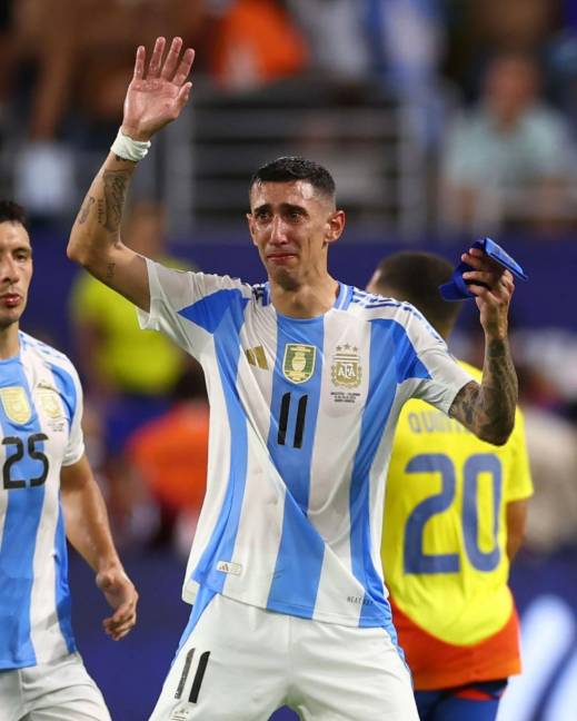 Ángel Di María se despidió de la selección de Argentina después de ganar la Copa América