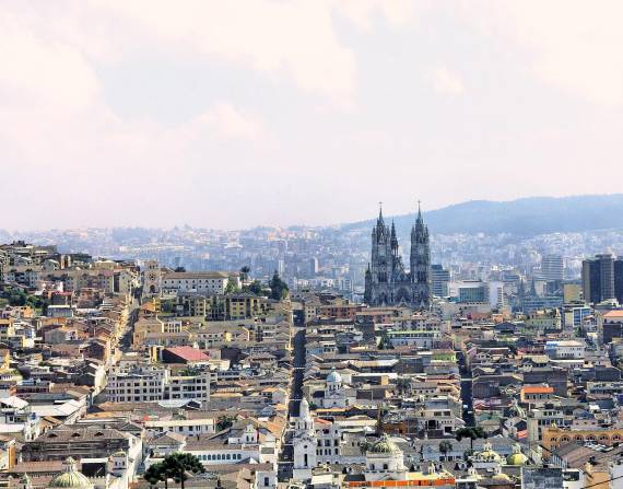 Imagen refrencial de la ciudad de Quito.