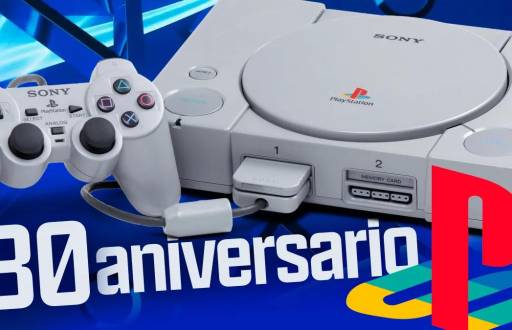 Arte del 30 aniversario de PlayStation de Sony.