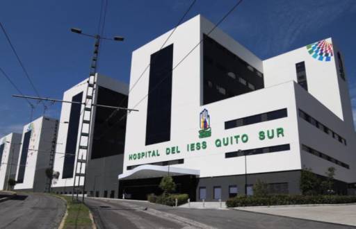 Hospital del IESS Quito sur, ubicado en el sector de El Recreo.