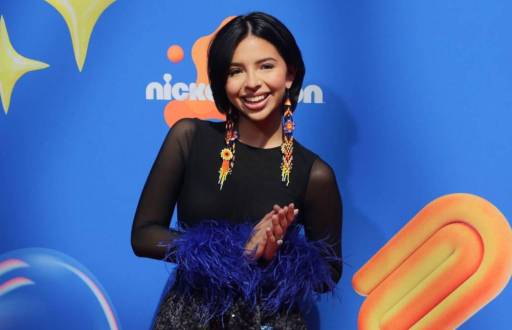 Fotografía de la artista Ángela Aguilar en los Kids' Choice Awards 2024