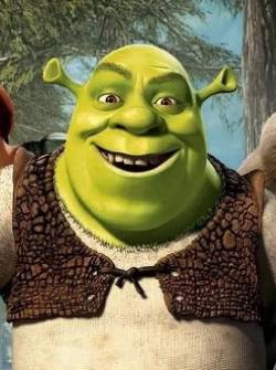 Fotografía de la icónica película de Shrek.