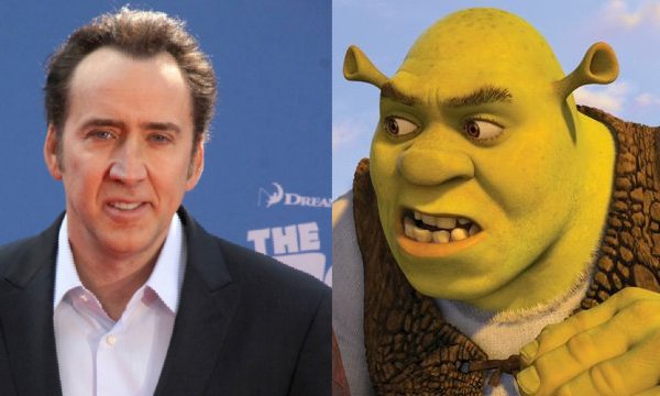 Nicolás Cage lamenta haber rechazado ser la voz de Shrek