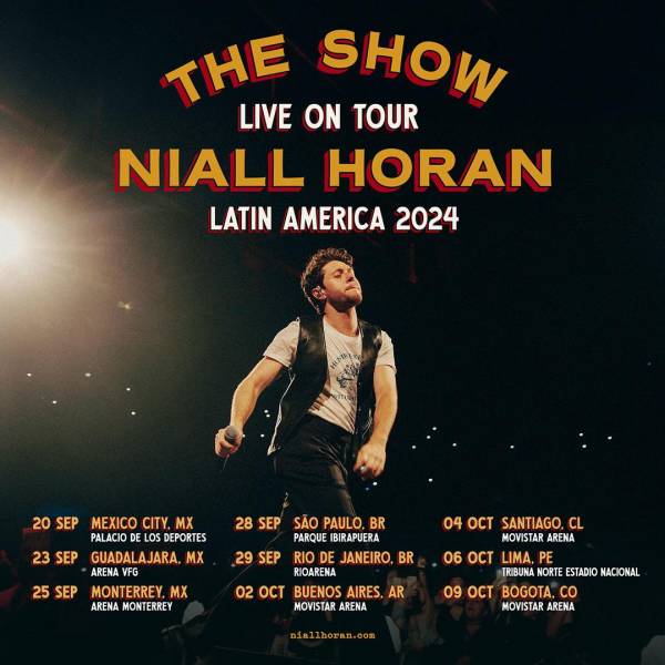 Fechas de la gira por Latinoamérica de Niall Holan