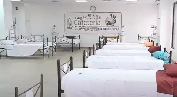 Hospital de Quito adecúa cafetería para pacientes