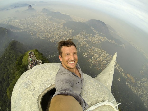 Fotógrafo muestra Río de Janeiro desde la cabeza del Cristo Redentor