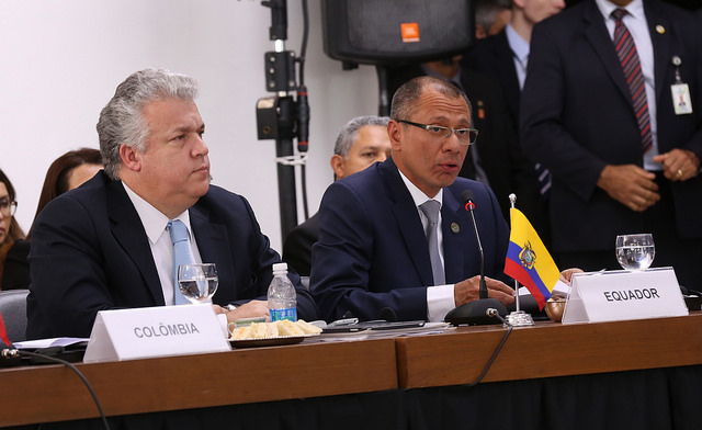 Jorge Glas denuncia ante el Mercosur intentos de desestabilizar a Correa