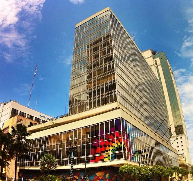 Edificio del Banco Central en Guayaquil.