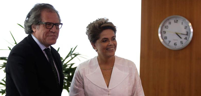 Secretario General de OEA califica de &quot;político&quot; juicio a Rousseff