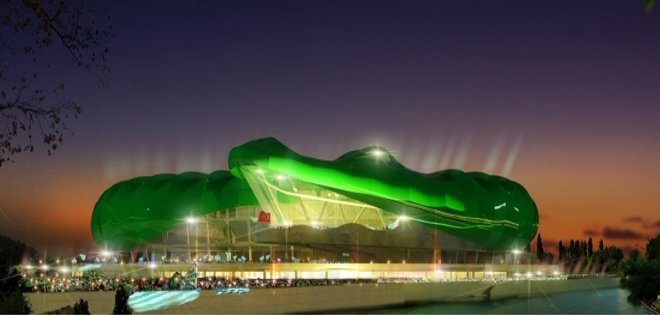 Conozca el estadio en forma de cocodrilo que se construye en Turquía