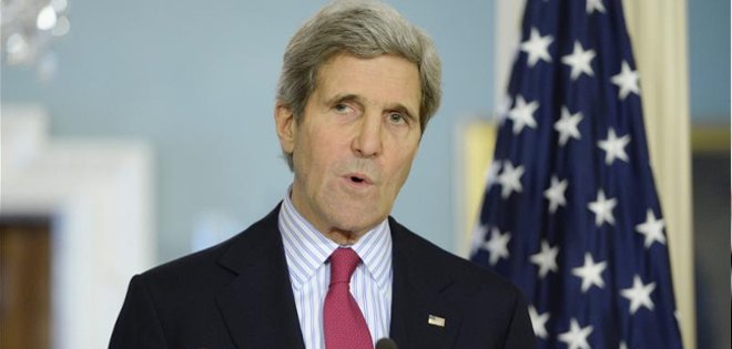 Kerry llega a Kiev para apoyar a las nuevas autoridades ucranianas