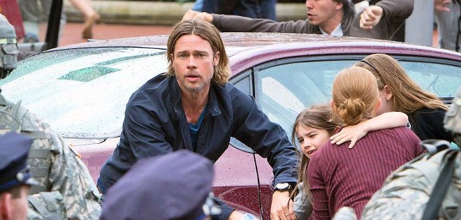 Brad Pitt cobró $ 13 millones mientras que su doble solo $ 120 por &quot;World War Z&quot;