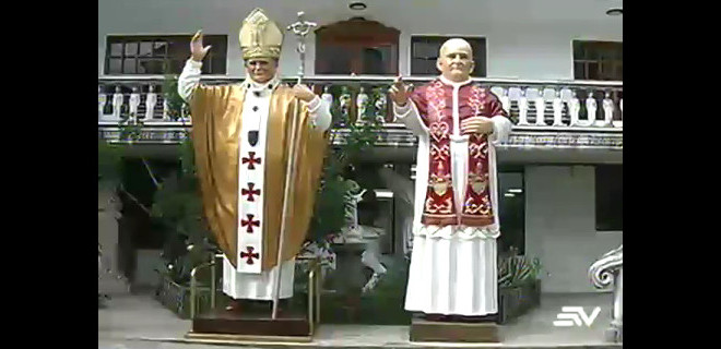 Quito celebrará la canonización de los papas con dos grandes esculturas