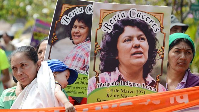 Realizan juicio por el asesinato de Berta Cáceres